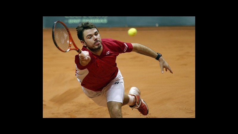 Finale Coppa Davis, Francia-Svizzera 1-1: Wawrinka doma Tsonga, Monfils batte Federer