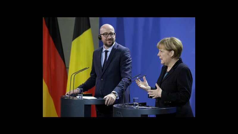 Medioriente, Merkel: Riconoscimento Palestina non è strada giusta