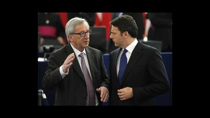 Ue, Juncker: L’Italia è un grande Paese, guidato da politici responsabili