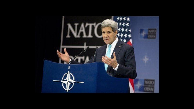 Isis, Kerry a Bruxelles: Coalizione lavorerà tempo necessario, anche anni