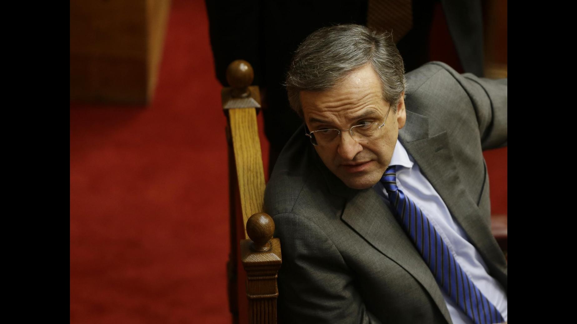 Grecia, Samaras: Eleggere presidente per evitare pericolo nazionale