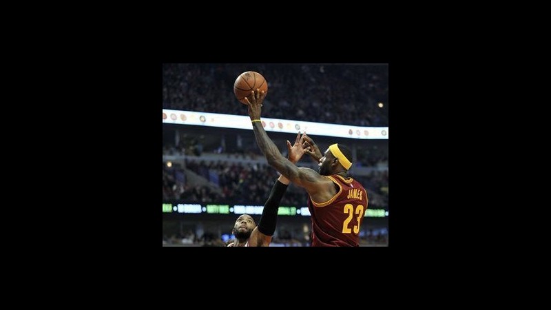 Basket, Nba: Lebron James trascina Cleveland a vittoria su Memphis