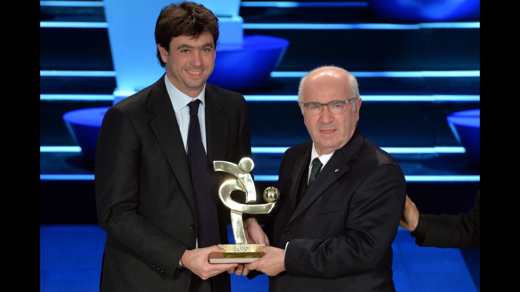 Juventus, incetta di premi al Gran Galà Aic. Agnelli punge Conte: E’ un po’ permaloso