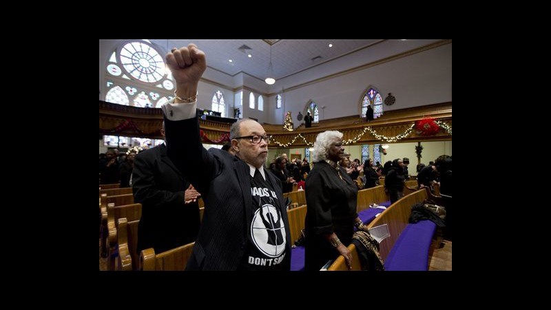 Usa, fedeli vestiti di nero per protesta in chiese comunità afroamericane