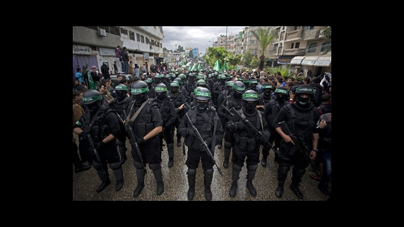 A Gaza parata militare di Hamas per 27° anniversario fondazione