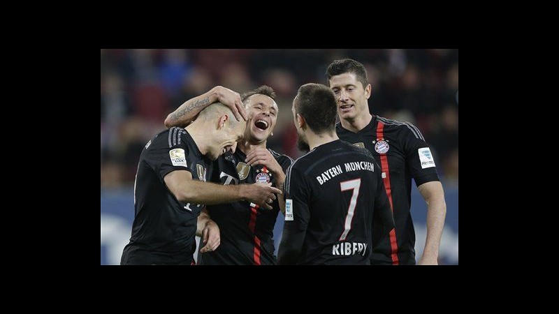 Bundesliga: Bayern Monaco prosegue marcia, poker in casa dell’Augsburg