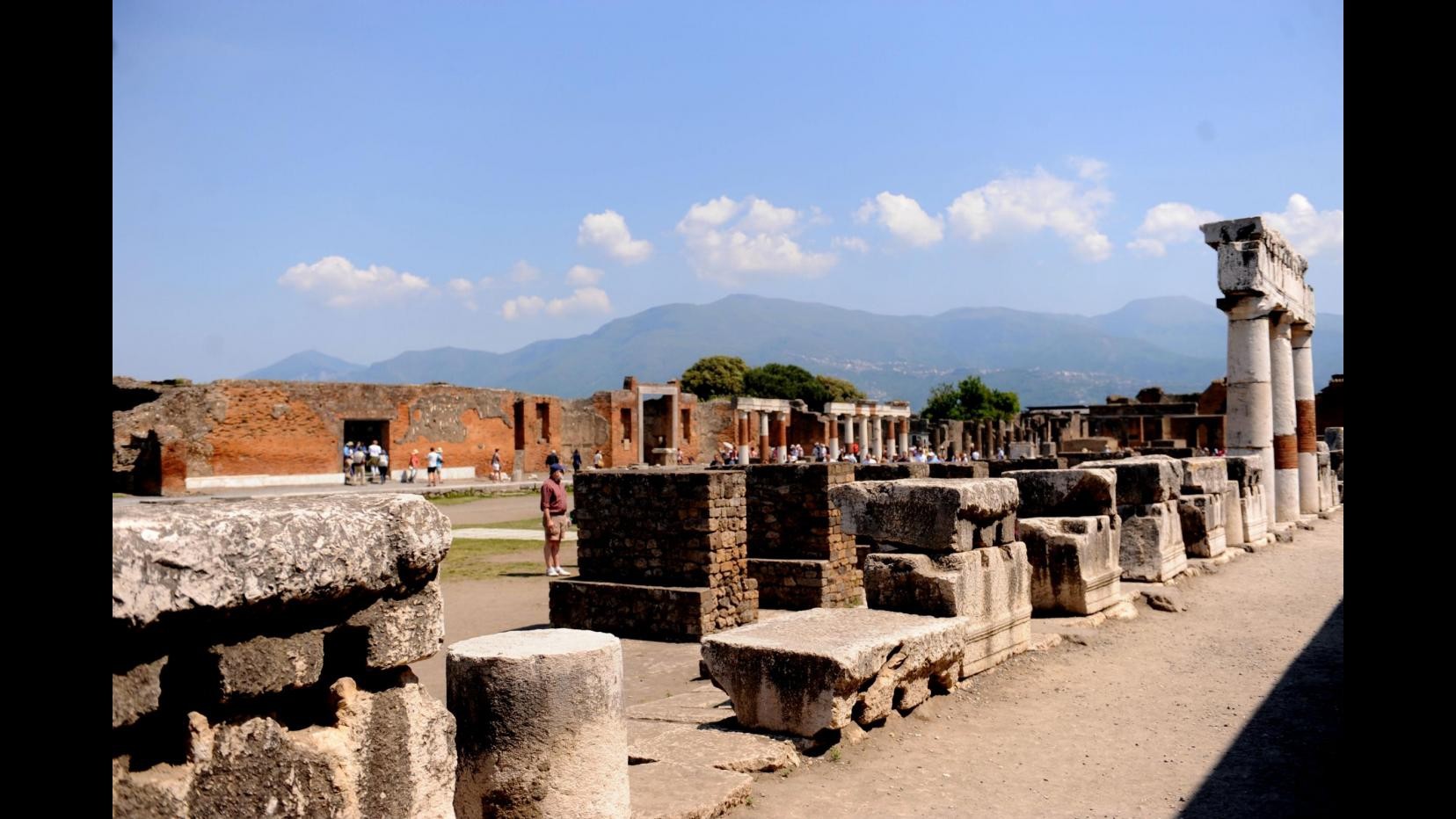 Alberto Angela a Pompei per presentazione suo ultimo libro