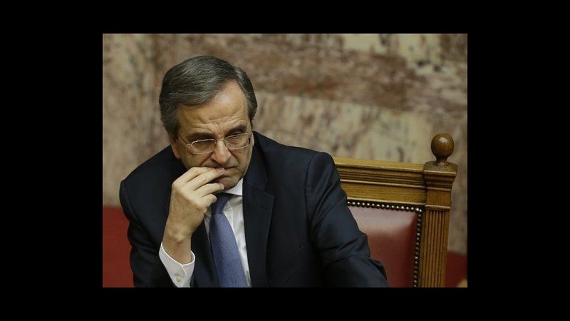 Grecia, Samaras: Elezioni anticipate il 25 gennaio
