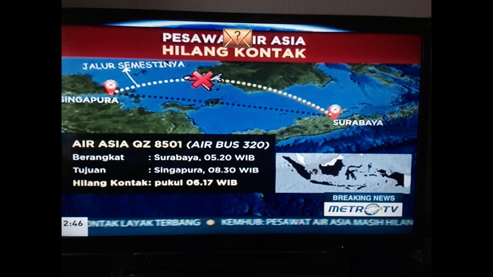Volo AirAsia, riprese ricerche aereo scomparso