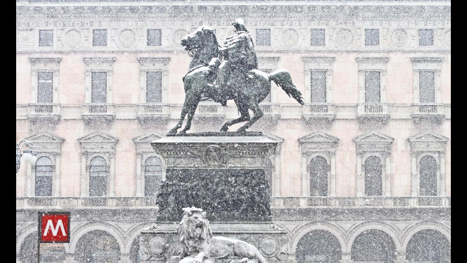 Maltempo, pioggia e neve al nordest, nubifragi su Campania e Calabria