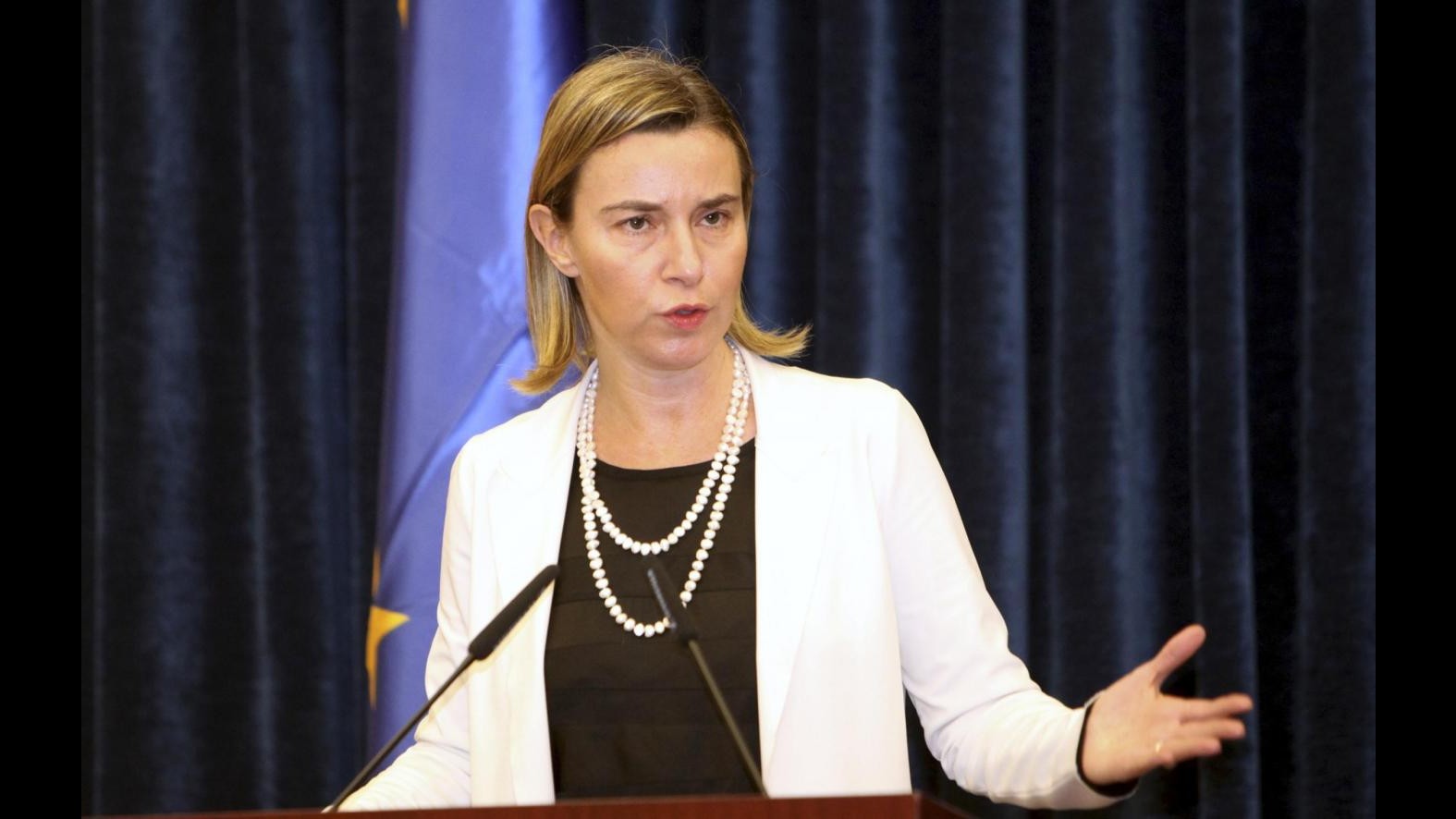 Marò, Mogherini: Continuo a seguire vicenda, mi sta molto a cuore