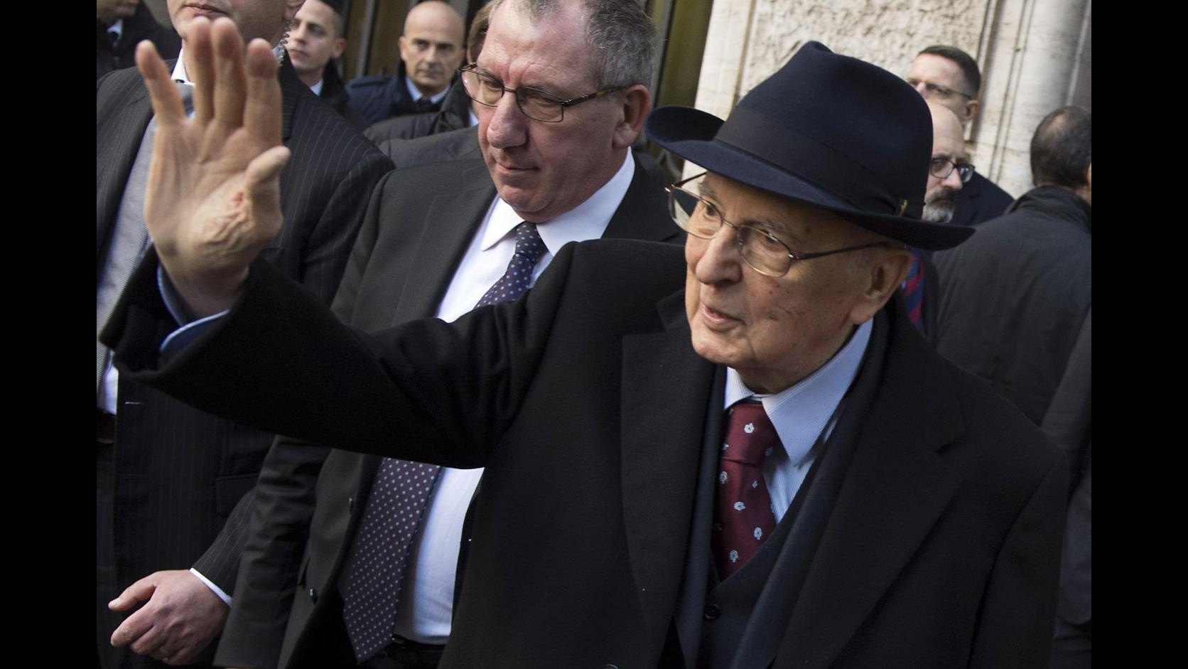 Napolitano lascia il Quirinale