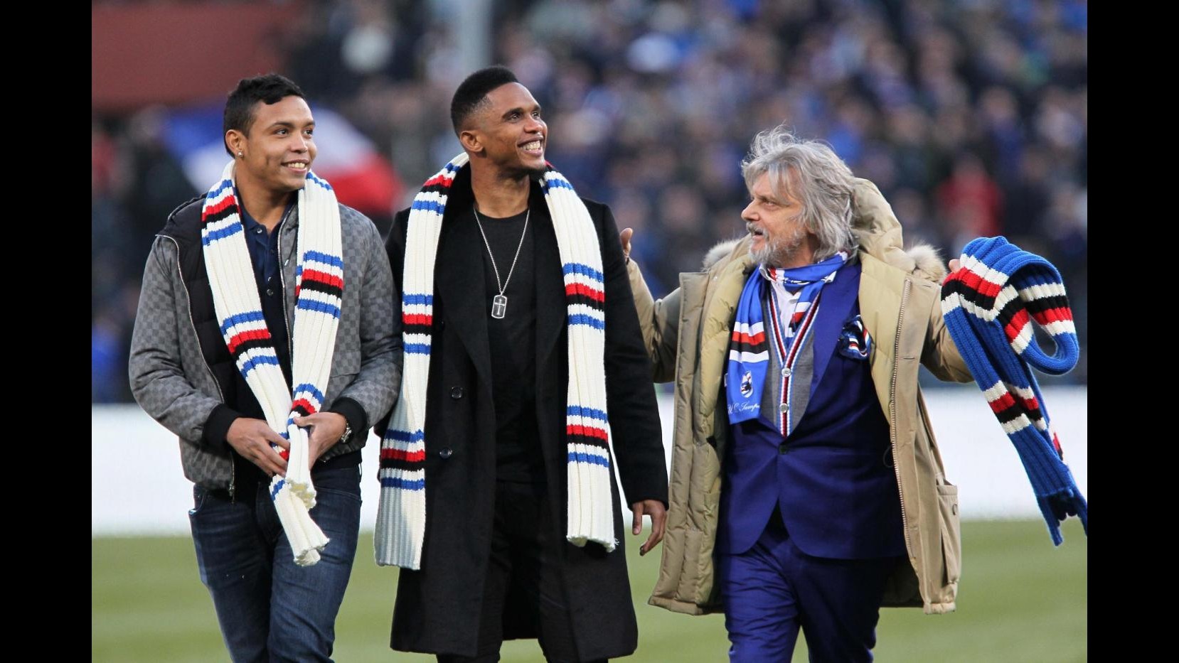 Calcio, Ferrero: Orgoglioso di arrivo Eto’o, ora tutti rispettino Samp
