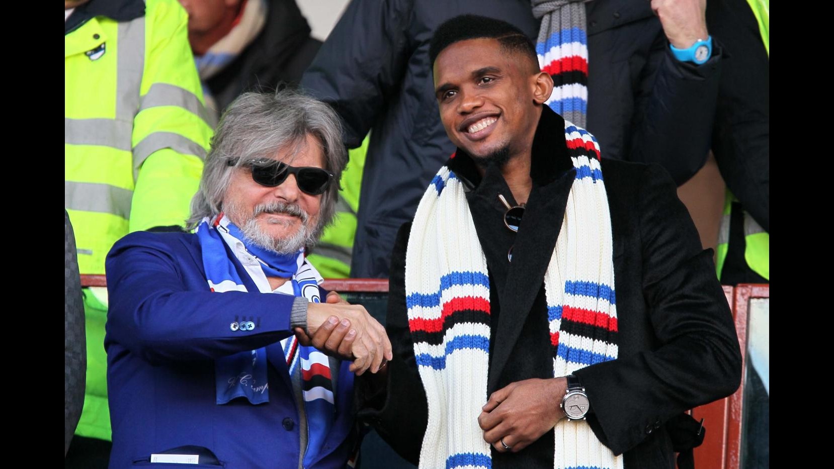 Calciomercato, Eto’o alla Samp fino al 2018. Selfie con Viperetta spopola sul web