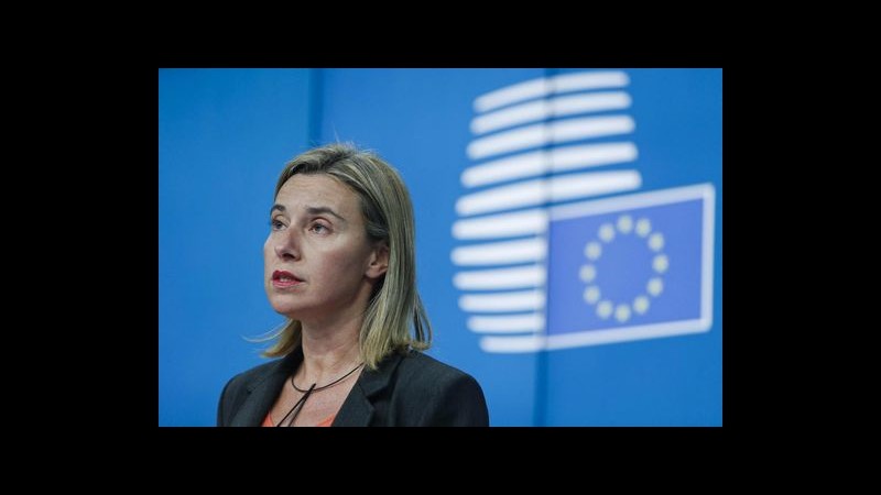 Ucraina, Mogherini: Giovedì vertice emergenza ministri Esteri su Mariupol