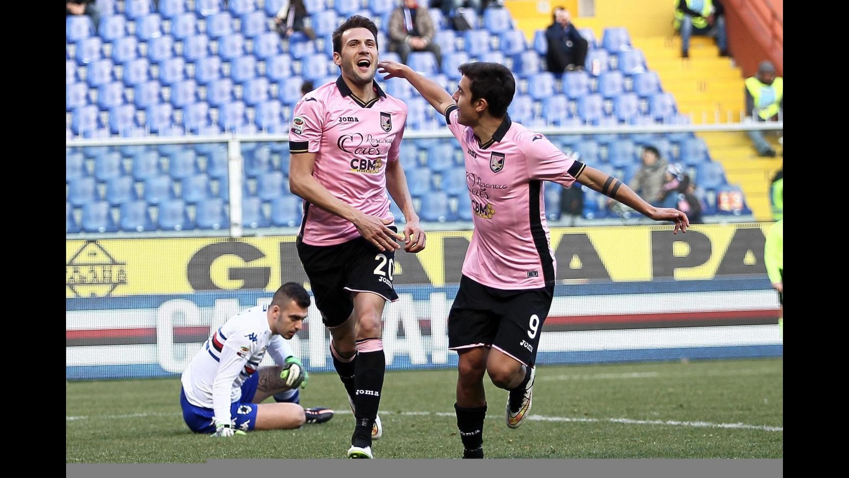 Serie A, Vazquez risponde a Eder: Sampdoria-Palermo 1-1 davanti ad Eto’o
