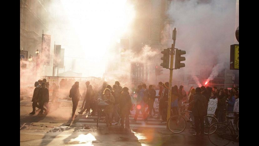 Cremona, scontri a corteo del centro sociale dopo rissa con Casapound