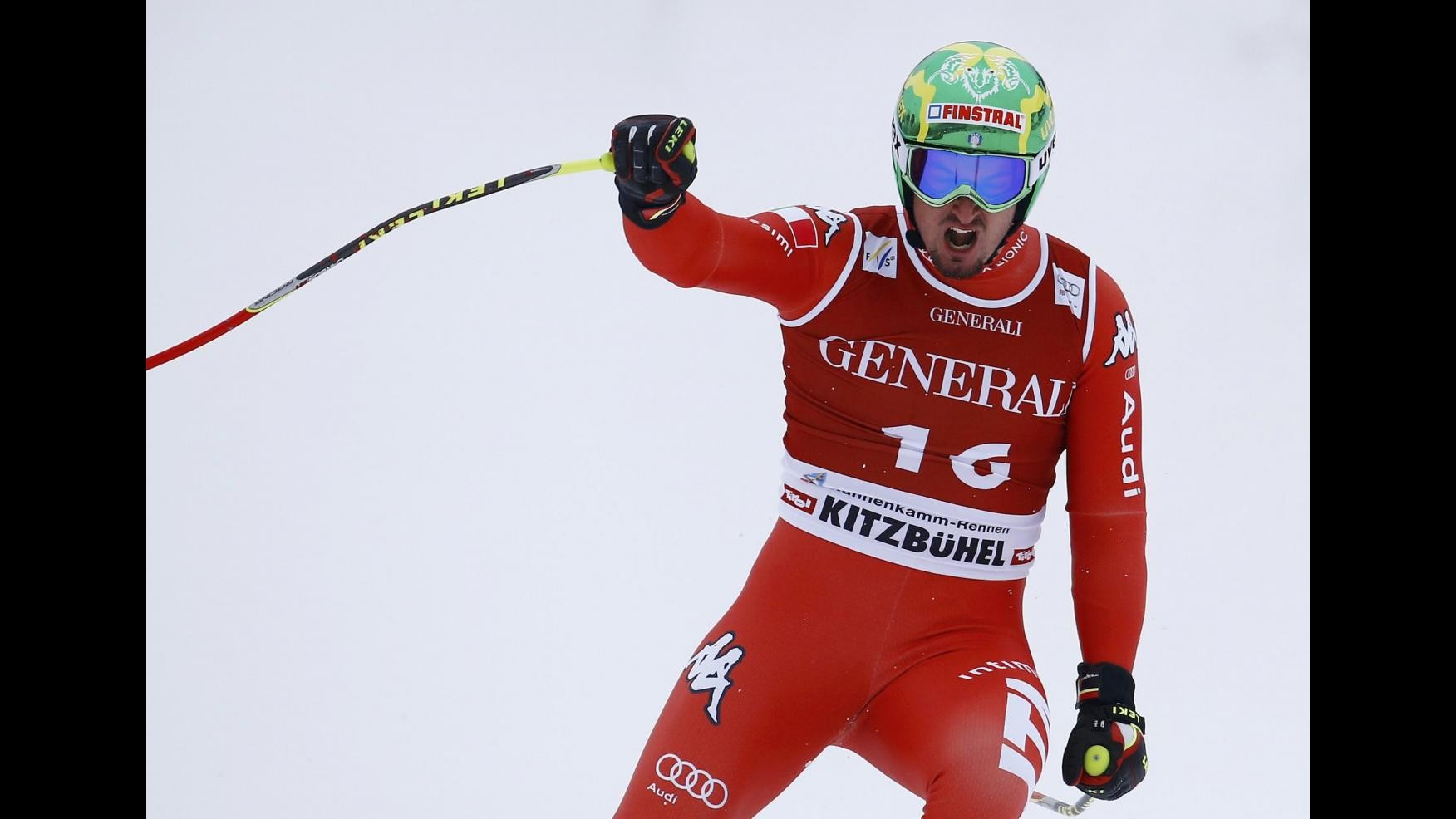 Sci, Coppa del Mondo: Paris secondo in discesa Kitzbuehel, Jansrud vince per 2 centesimi