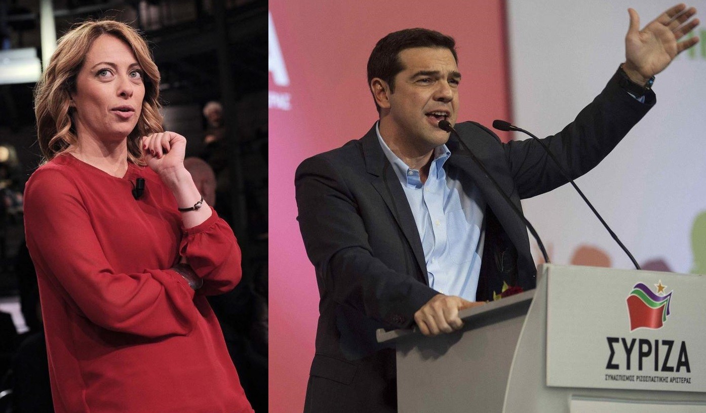 Grecia, Meloni appoggia Tsipras: Sogno una Ue di popoli liberi
