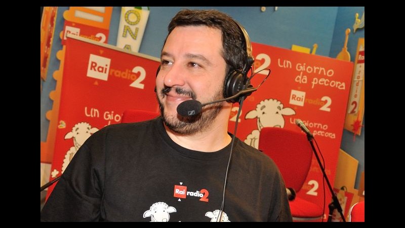 Salvini tuttofare: leader Lega diventa conduttore a Un Giorno da Pecora