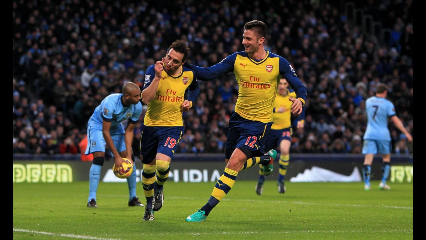 Premier League, colpo Arsenal a Manchester: City scivola a -5 dal Chelsea