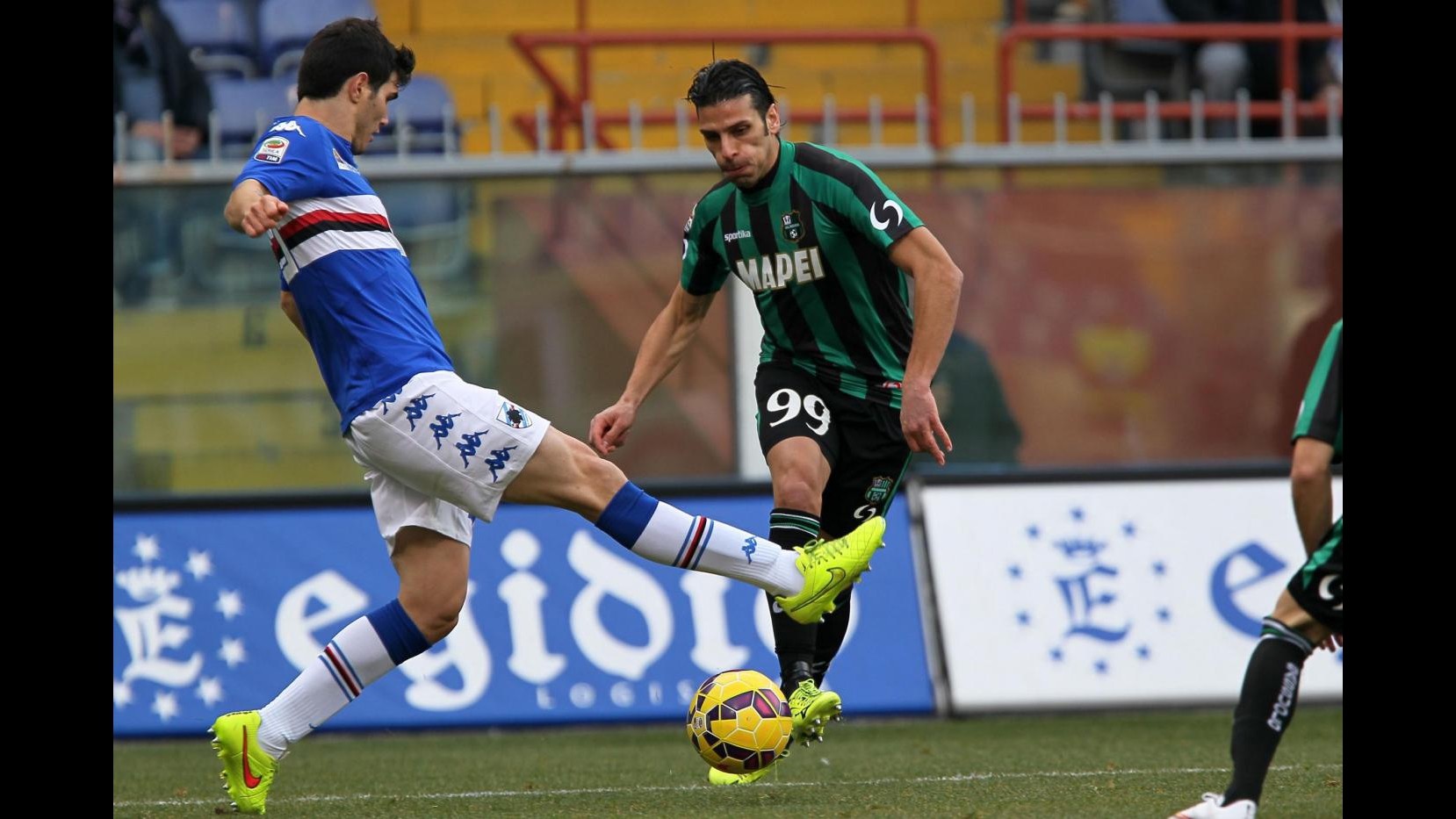 Serie A, tutto nei primi minuti tra Sampdoria e Sassuolo: Eder replica ad Acerbi, 1-1