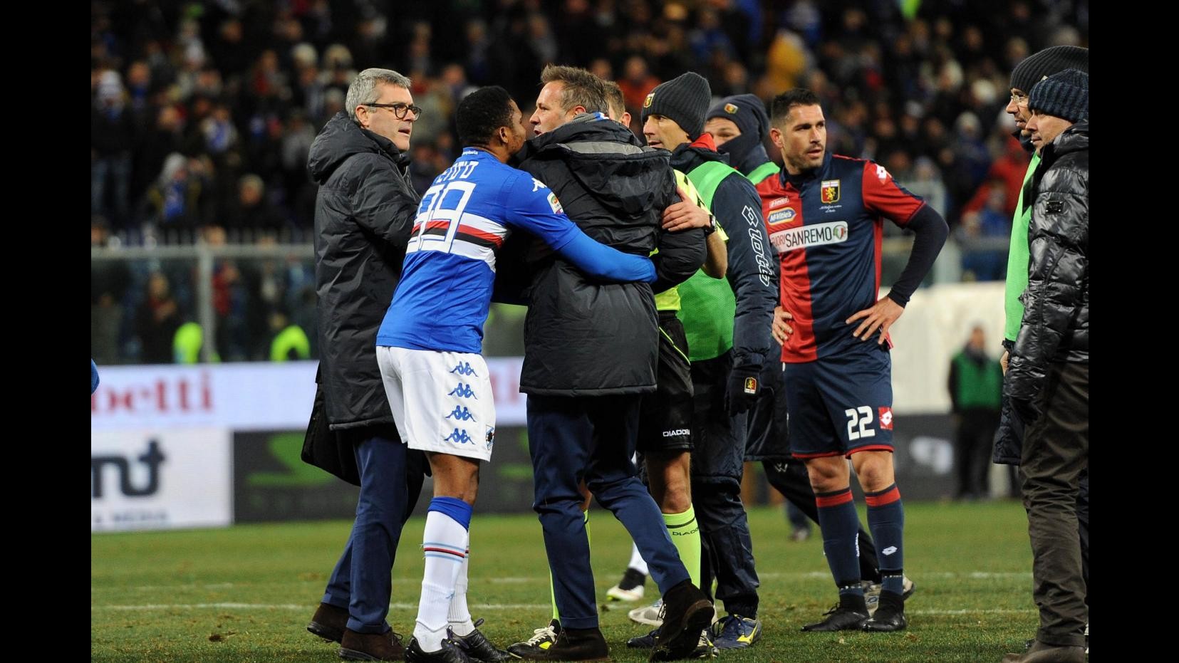 Sampdoria, furia Mihajlovic su Regini: Arabbiato per suo atteggiamento, preso troppi gol così