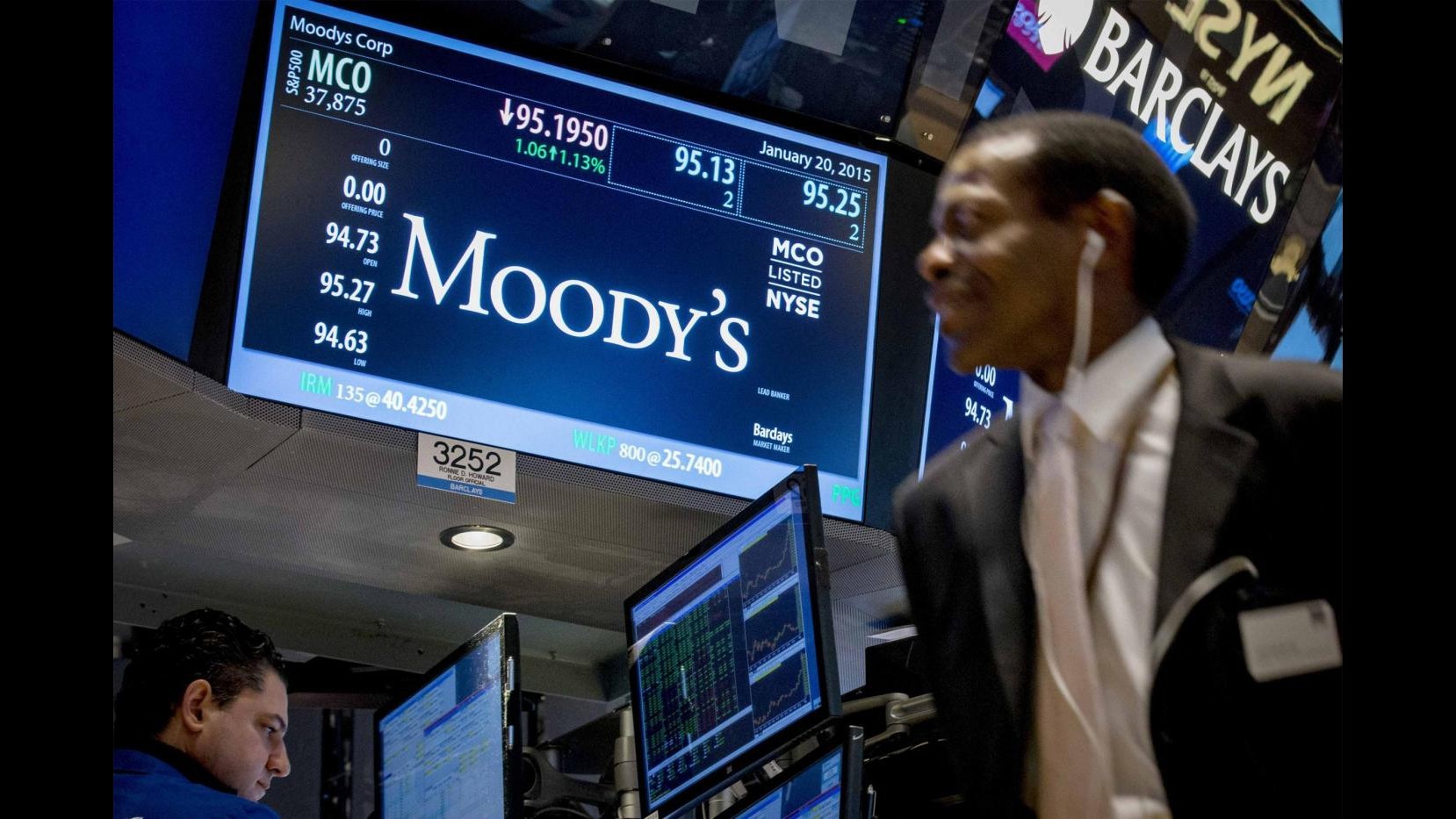 Moody’s: Pil Italia ‘piatto’ nel 2015, riduzione debito graduale