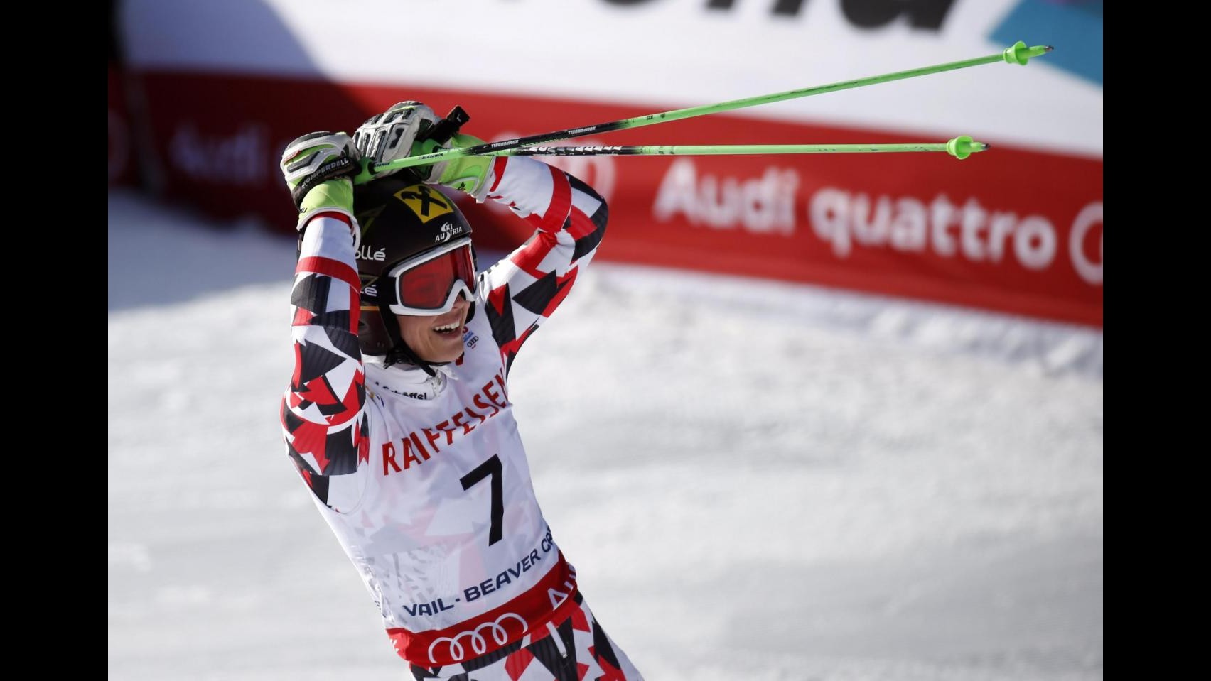 Sci, Mondiali: Fenninger fa tris, oro nel gigante femminile
