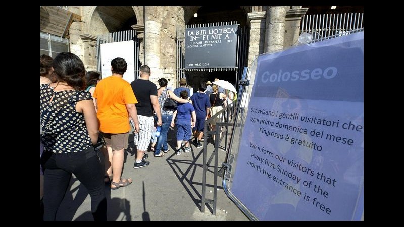 Musei, Mibact: Domenica gratuita record, superate 320mila presenze