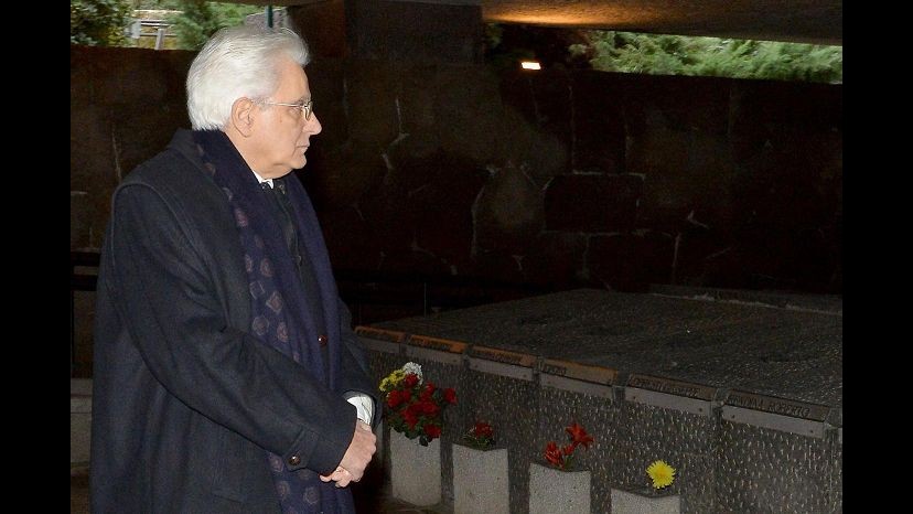 Mattarella torna a onorare martiri eccidio Fosse Ardeatine