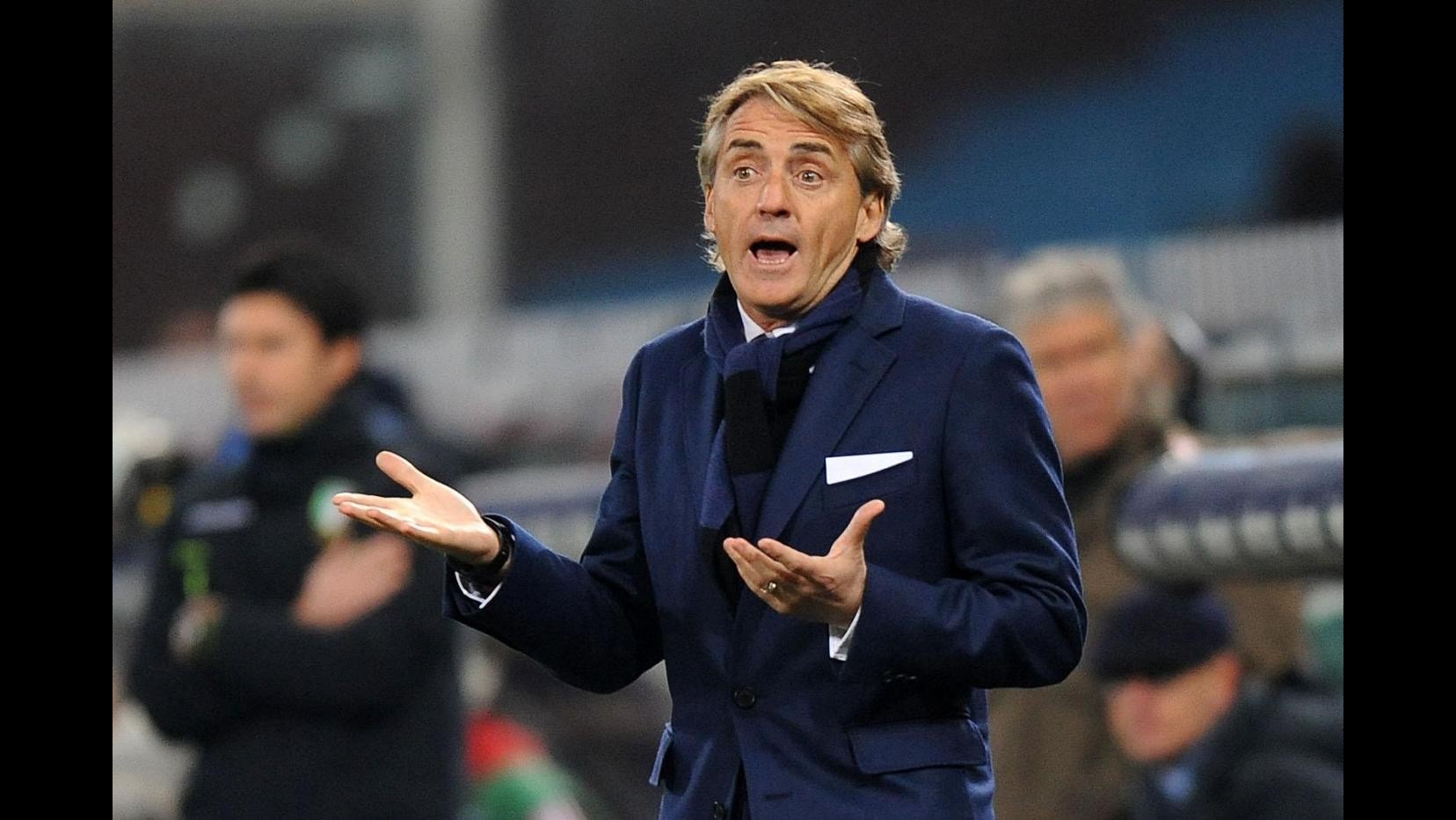 Mancini: Inter non meritava di perdere, difficile spiegare sconfitta