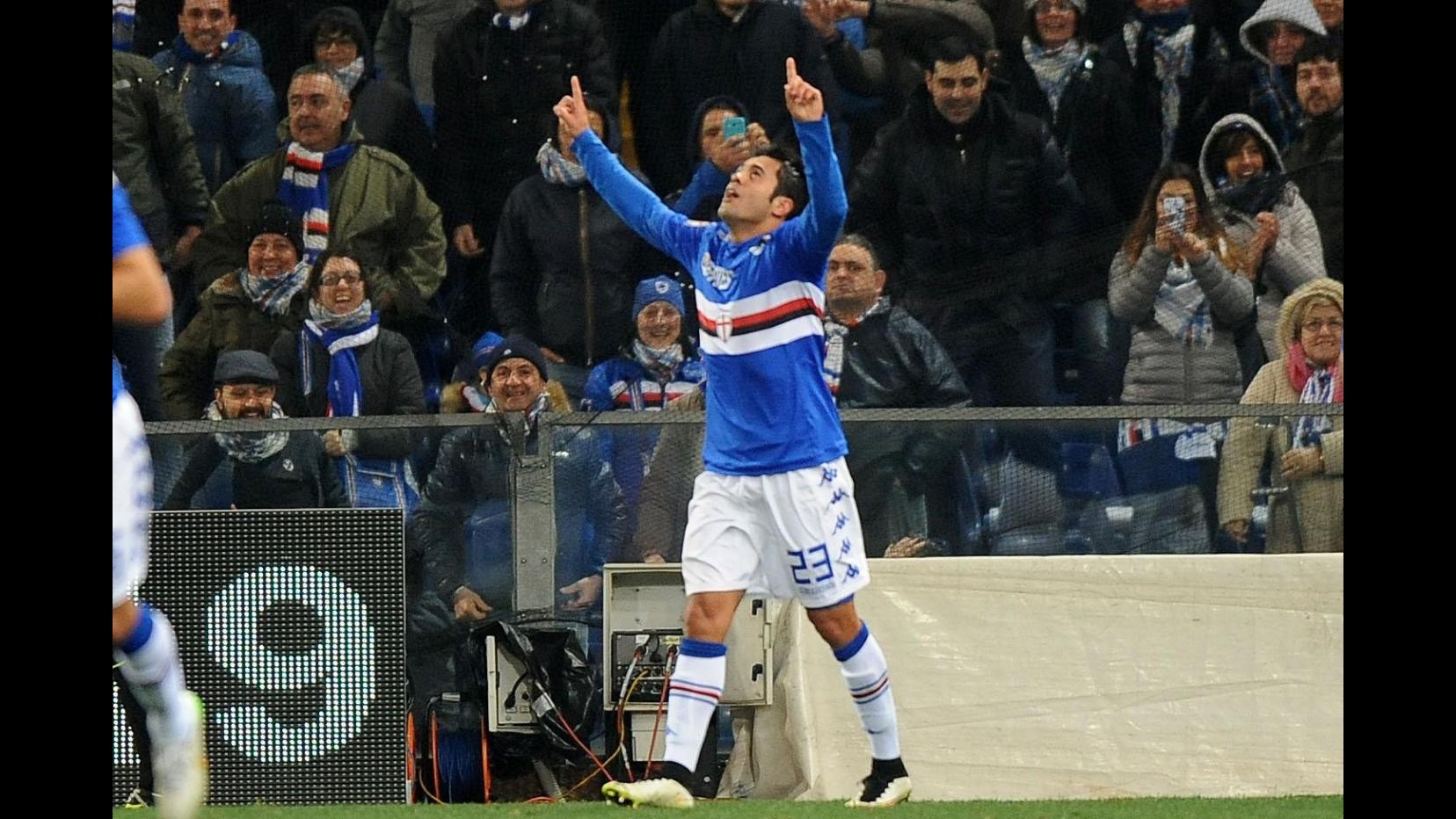 Serie A, Sampdoria infila la quarta vittoria di fila: Eder punisce l’Inter