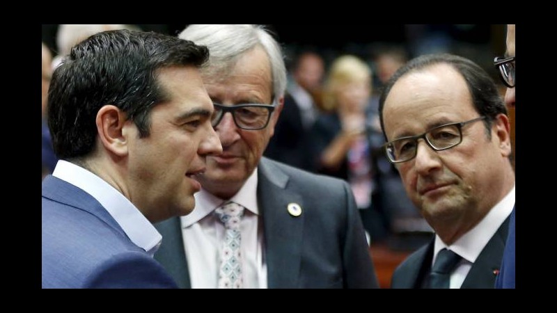 Grecia, Tsipras-Hollande: Nuovo piano di salvataggio dopo il 15 agosto