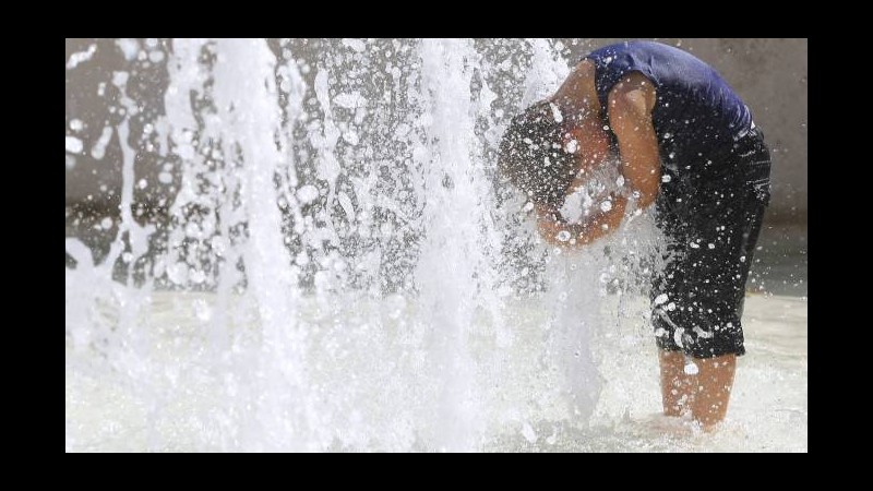 E’ allarme caldo: oggi 8 città da bollino rosso, sabato saranno 16