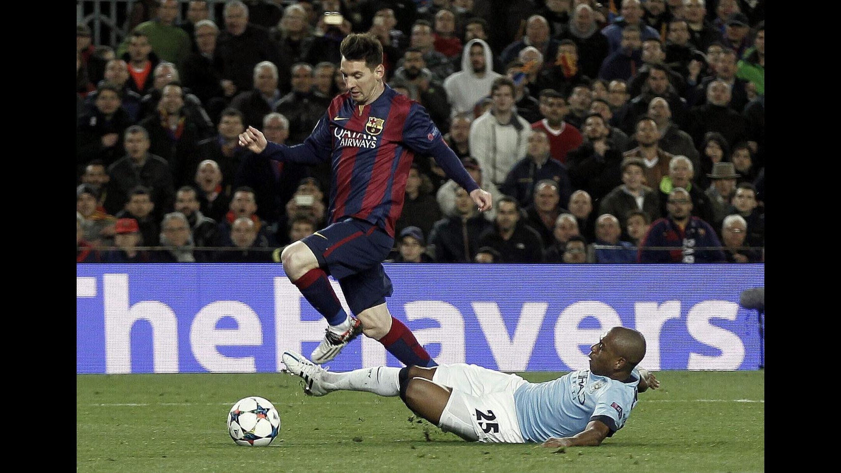 Champions League, al Barcellona basta Rakitic: eliminato il Manchester City