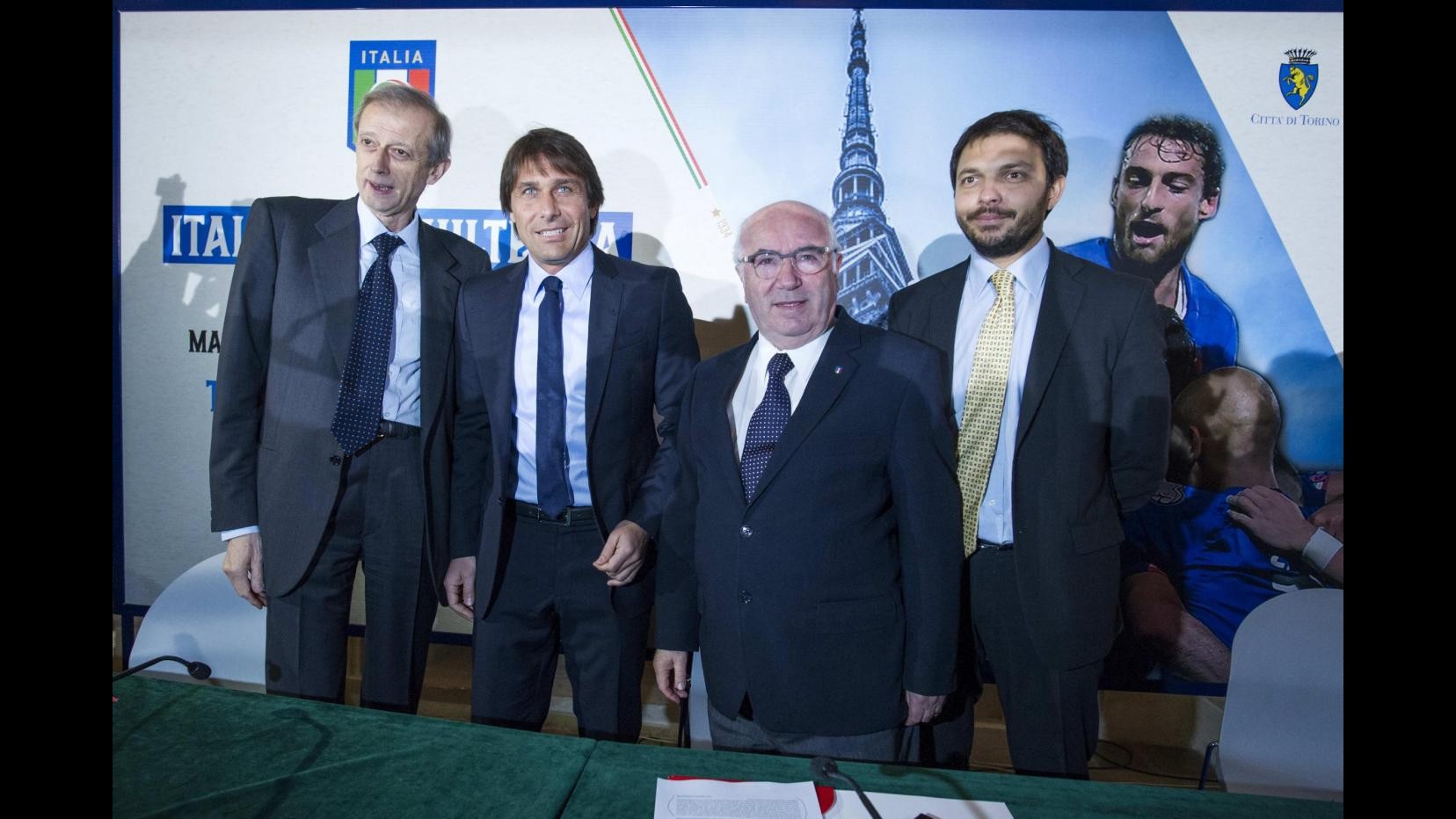 Calcio, presentata a Torino amichevole Italia-Inghilterra allo Juventus Stadium