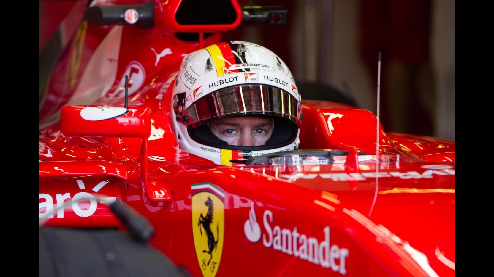 F1, Vettel parla in italiano sul podio: Ferrrari è un’ottima macchina