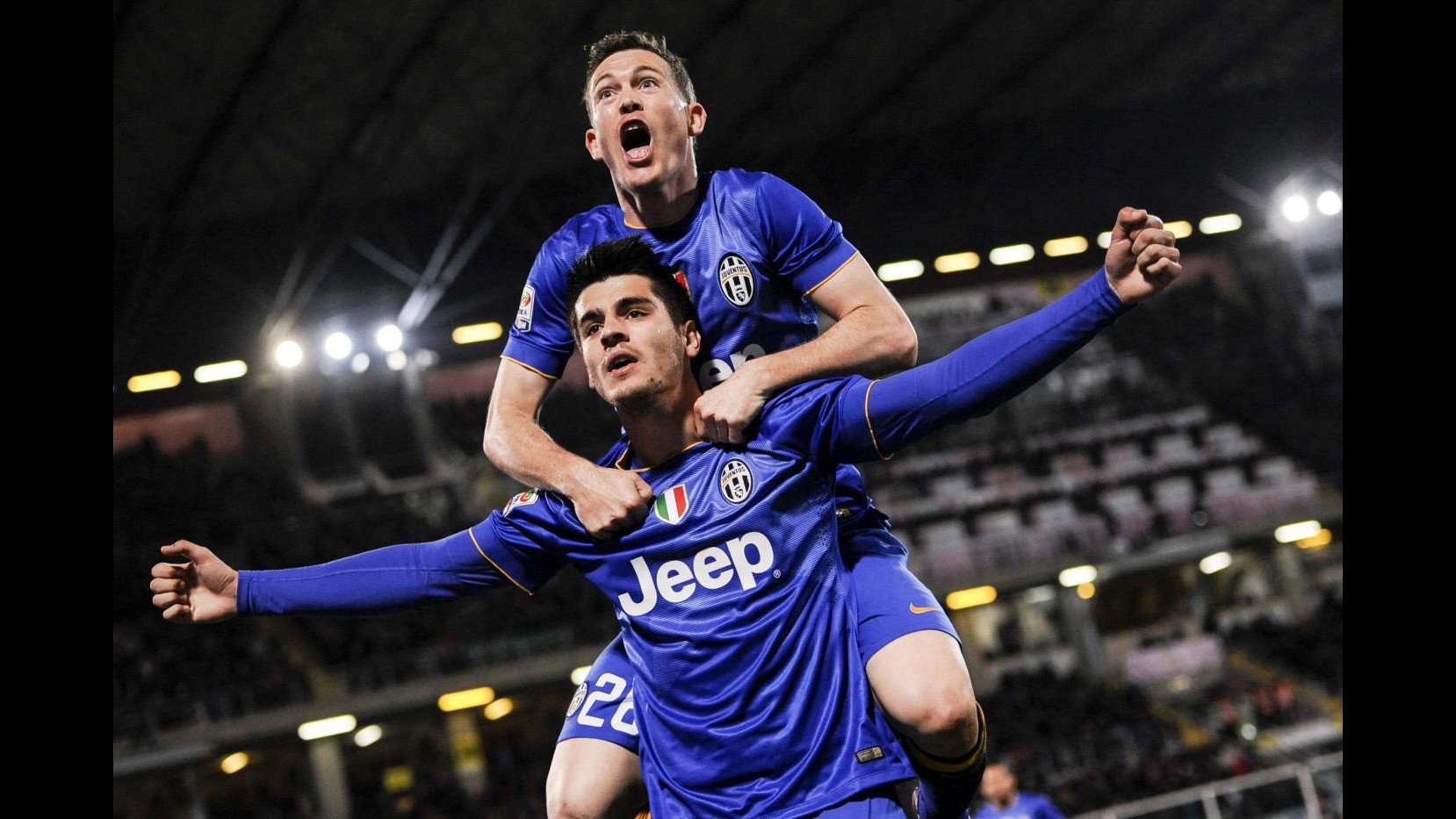 Serie A: perla di Morata affonda il Palermo, Juventus vola a +14 su Roma