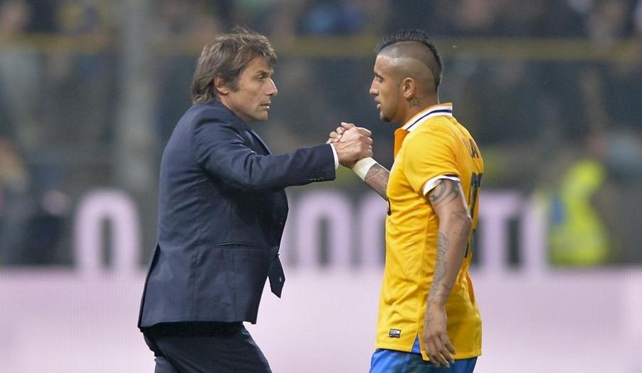 Vidal: In guerra porterei Conte buon compleanno mister