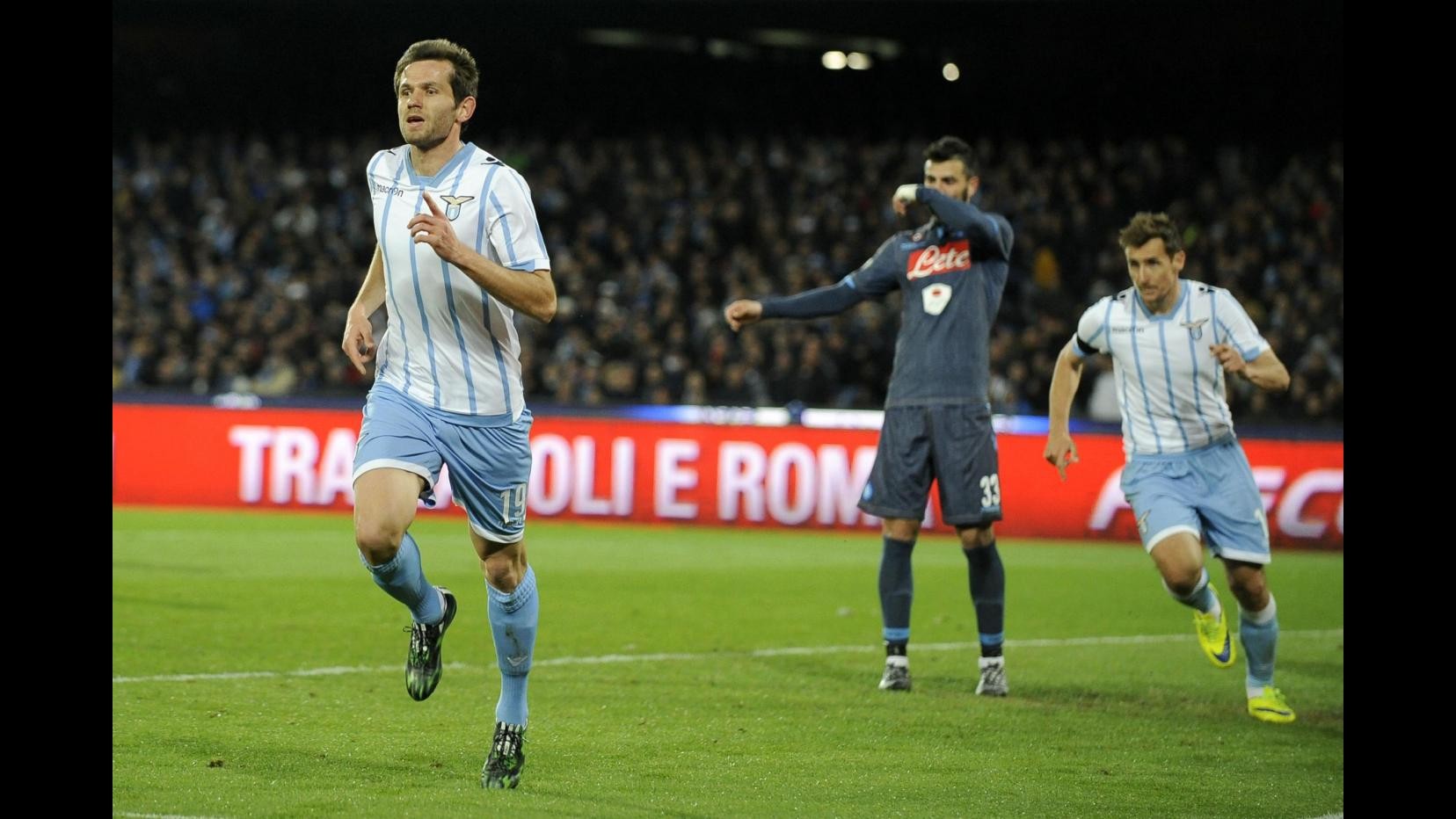 Coppa Italia: Lulic stende il Napoli, Lazio raggiunge in finale la Juventus