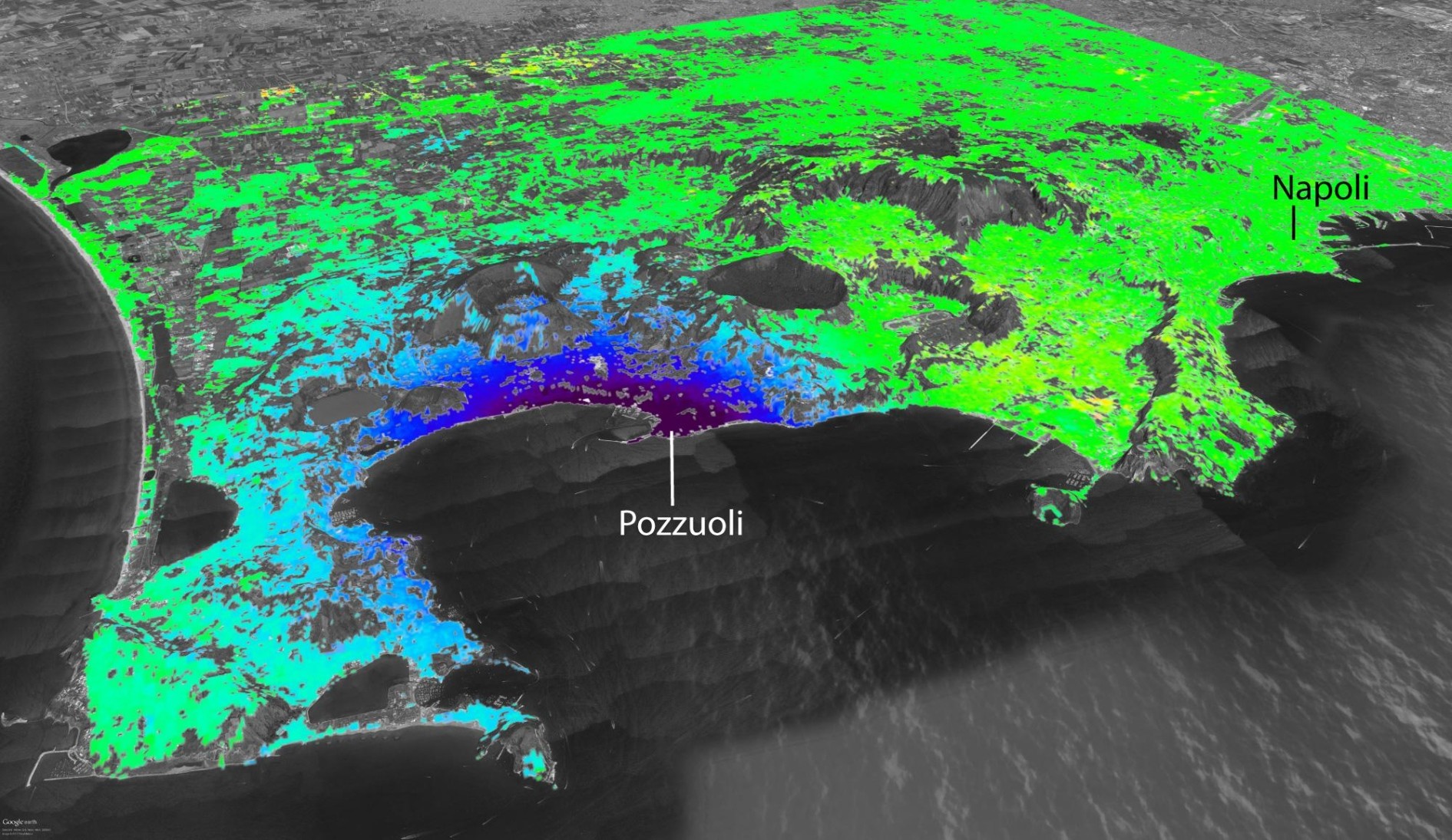 Scienza, satelliti e Gps per studiare flusso magma sotto Campi Flegrei