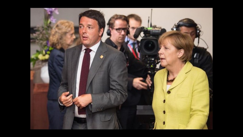 Expo, domani Matteo Renzi accoglie la cancelliera Angela Merkel a Milano