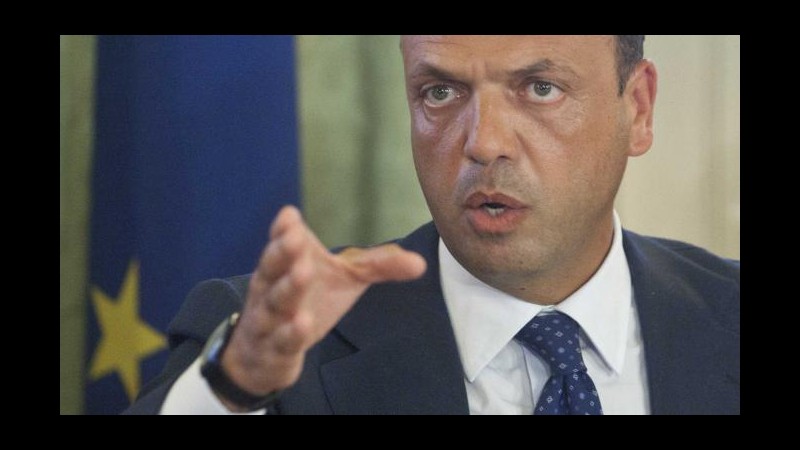 Il ministro Alfano: Senza soluzione questione Libia ancora tragedie