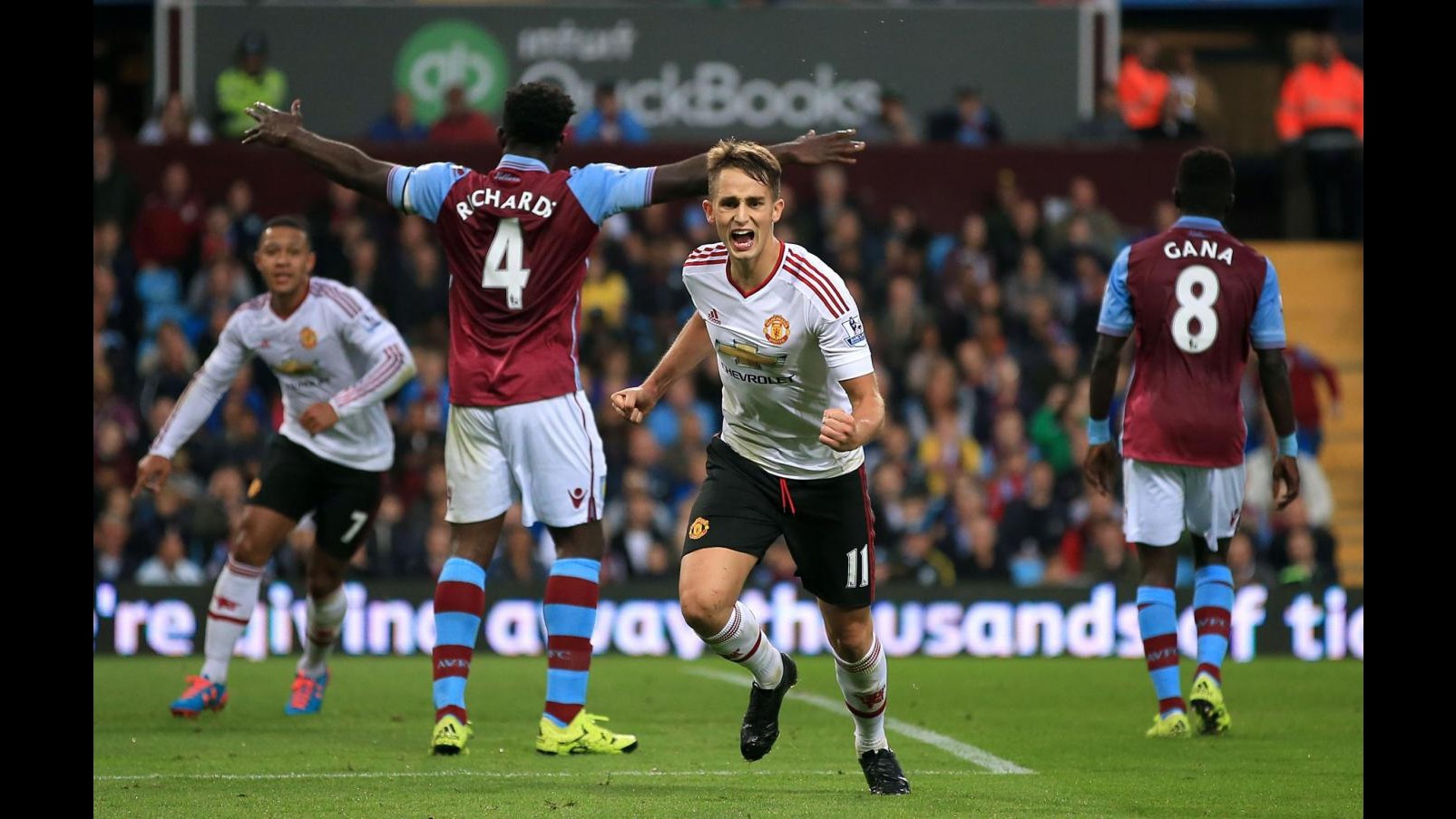 Premier, Aston Villa-Manchester Utd 0-1. Decide Januzaj