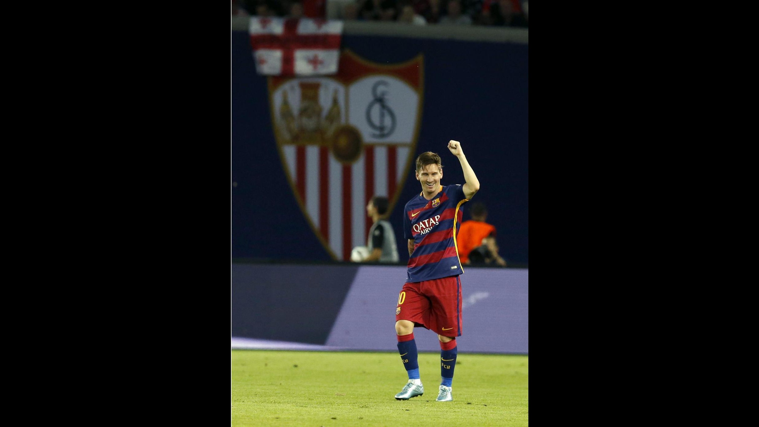 Supercoppa europea: trionfo del Barcellona, 5-4 al Siviglia