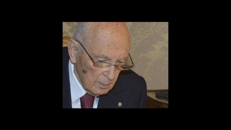 Ispi: Giorgio Napolitano sarà presidente onorario dal primo aprile