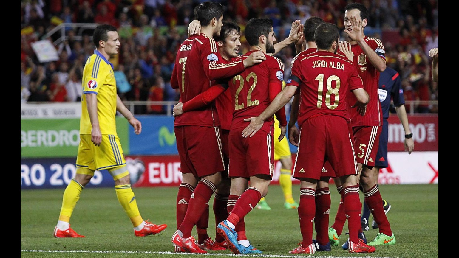 Qualificazioni Euro 2016, Morata trascina Spagna. Ok Inghilterra e Ibra. Stop Montenegro-Russia