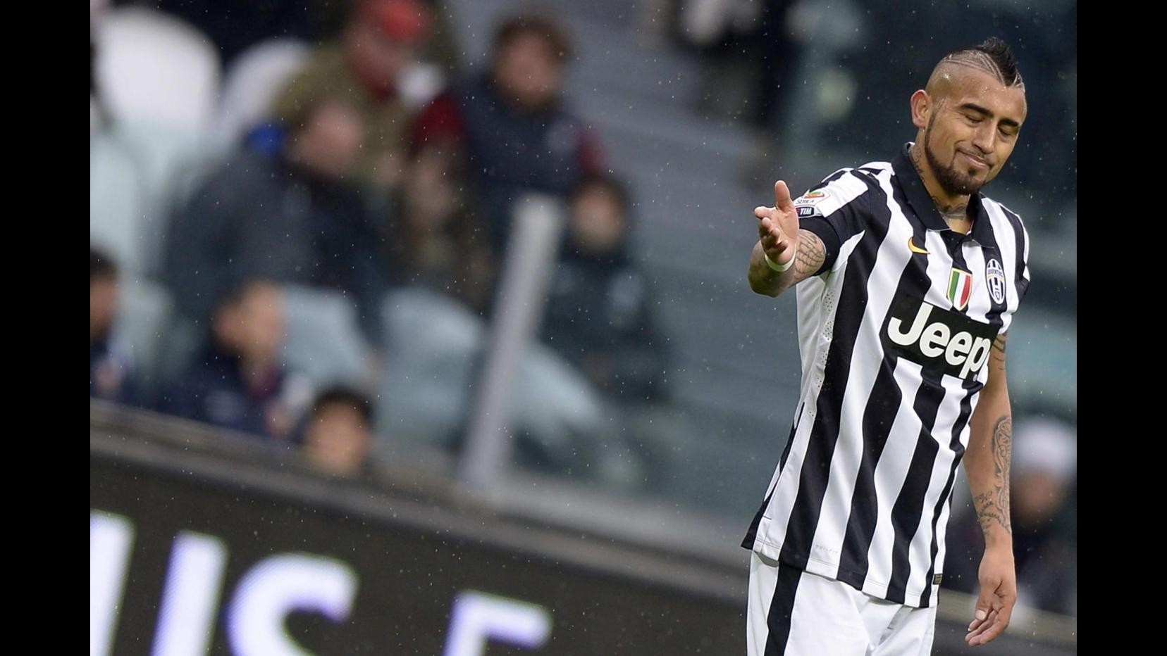 Vidal: Ginocchio ora sta bene. In Champions Juventus può andare avanti