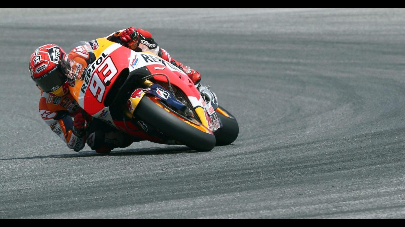MotoGp, Indy: pole Marquez davanti a Pedrosa, Rossi 8°
